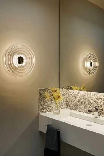 Press Surface vägglampa large LED 35 cm - Clear (klar) - Tom Dixon