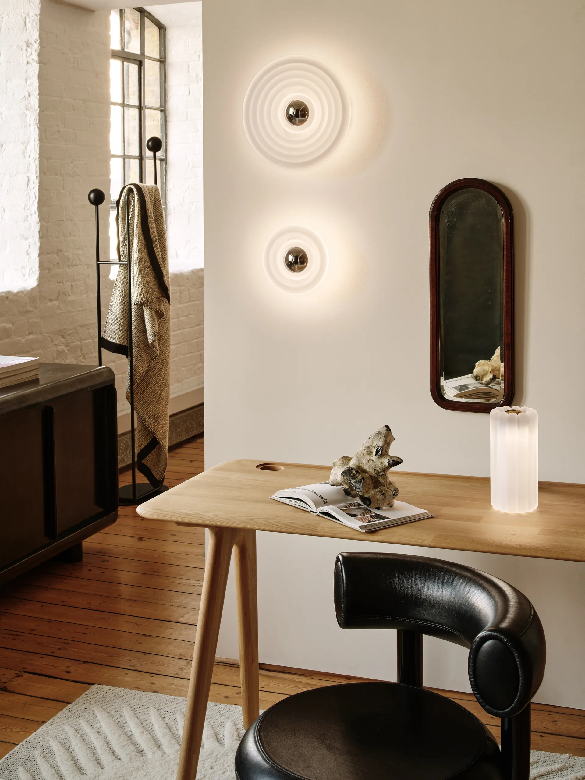 Press Surface vägglampa mini LED 21,5 cm, Frosted (frostad) Tom Dixon