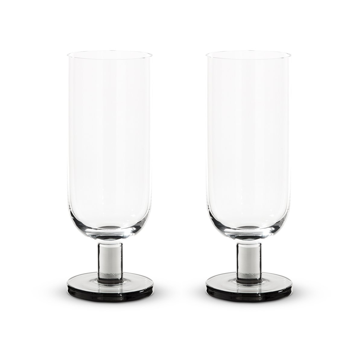 Tom Dixon Puck highball glas 2-pack 33,5 cl Clear | Skandinavisk Design | Drinkglas | Transparent