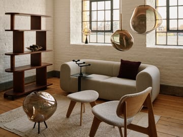 Ridge kudde 45x45 cm - Burgundy - Tom Dixon