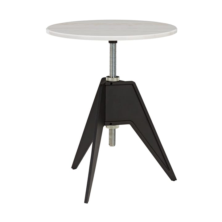 Screw cafébord Ø60 cm - White marble-cast iron - Tom Dixon