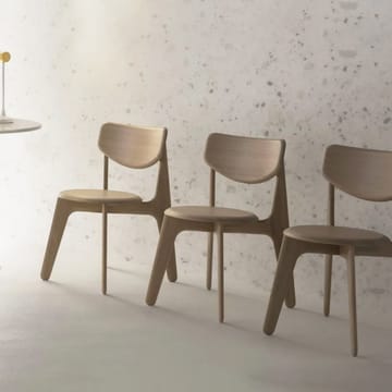 Slab Dining stol - Ek mattlack - Tom Dixon