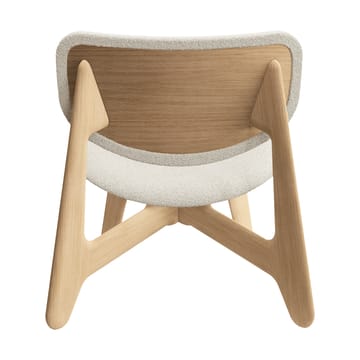 Slab loungestol klädd sits - Natural brushed oak-Elle 0200 CMHR Natural - Tom Dixon