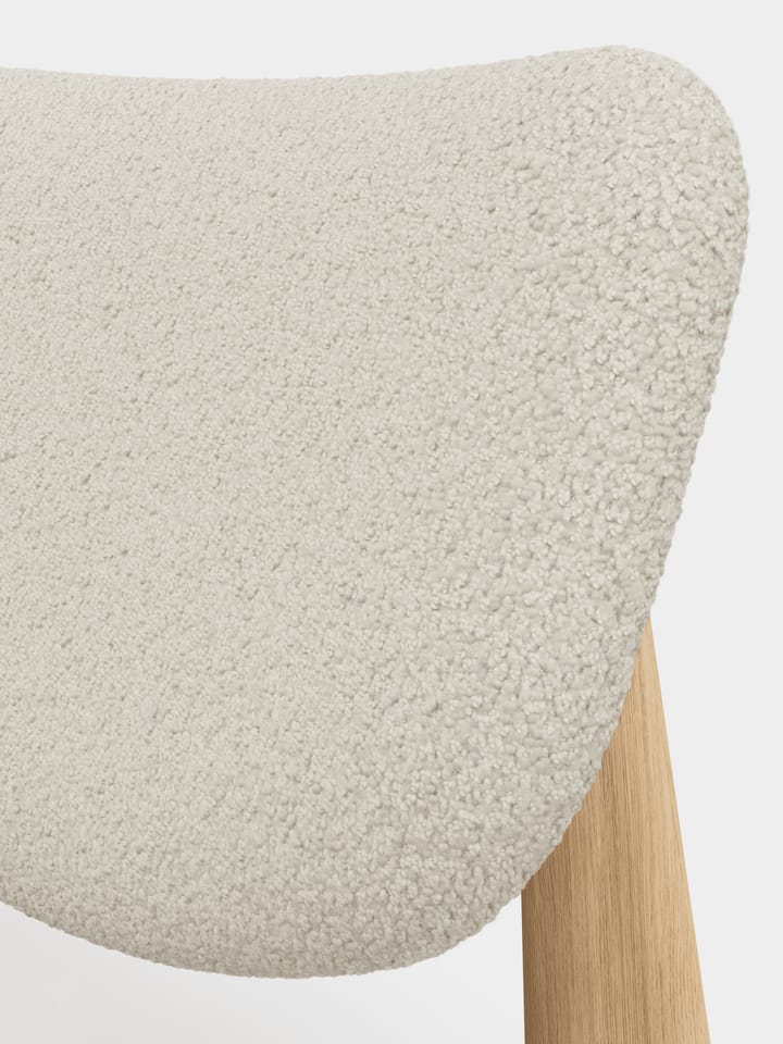 Slab loungestol klädd sits, Natural brushed oak-Elle 0200 CMHR Natural Tom Dixon