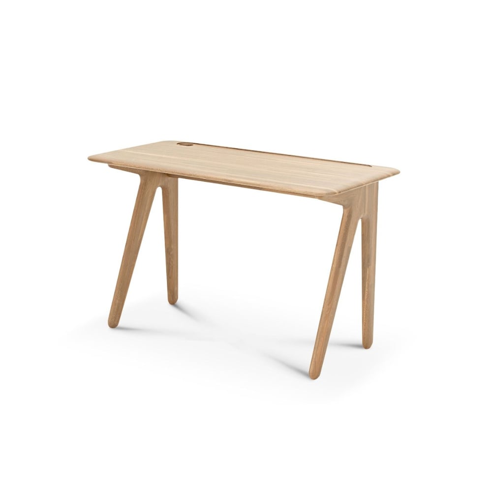 Tom Dixon Slab skrivbord Ek, 120 cm | Skandinavisk Design | Skrivbord | Brun