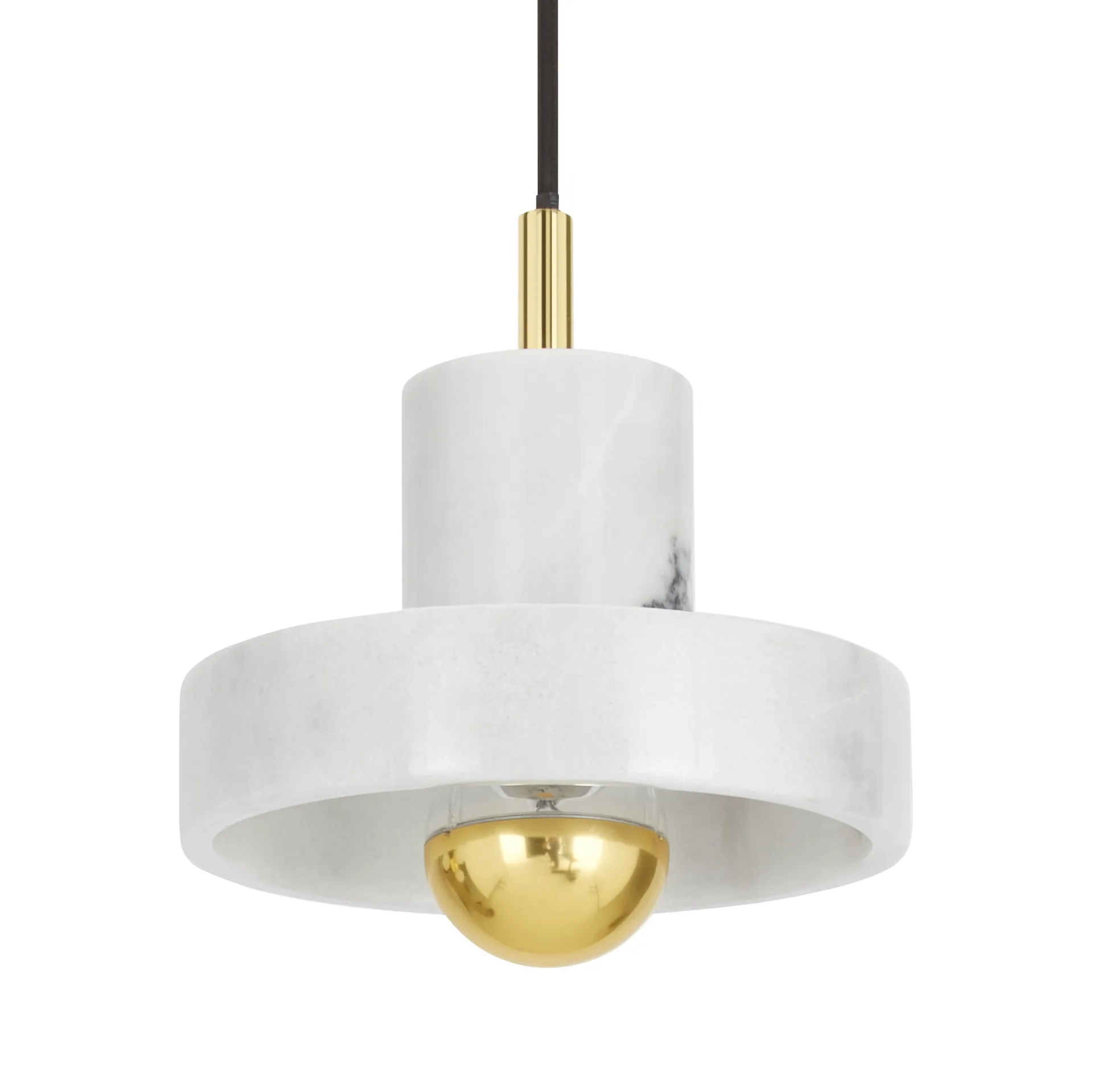 Stone pendel, Vit marmor Tom Dixon