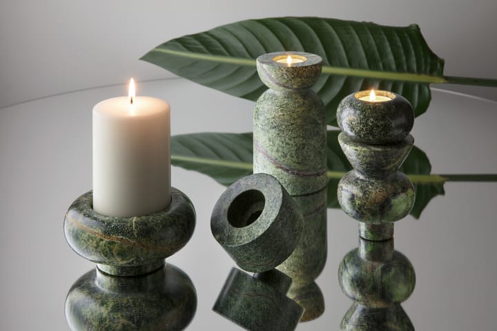 Stone Stacking ljusstake 5 delar, Grön Tom Dixon