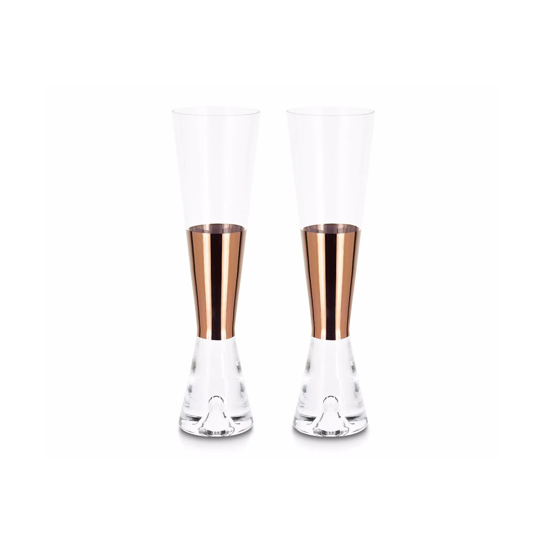 Tank champagneglas 2-pack, Koppar Tom Dixon