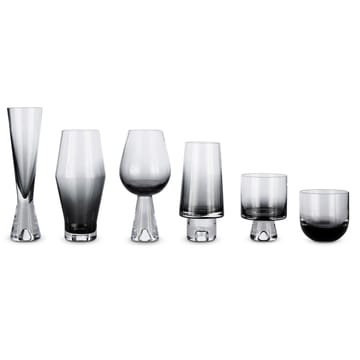 Tank dricksglas låga 2-pack - Svart - Tom Dixon
