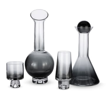 Tank dricksglas låga 2-pack - Svart - Tom Dixon