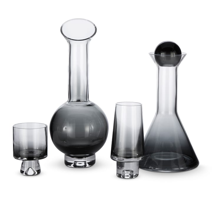 Tank dricksglas låga 2-pack, Svart Tom Dixon