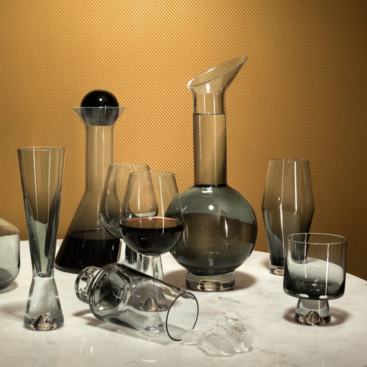 Tank dricksglas låga 2-pack, Svart Tom Dixon