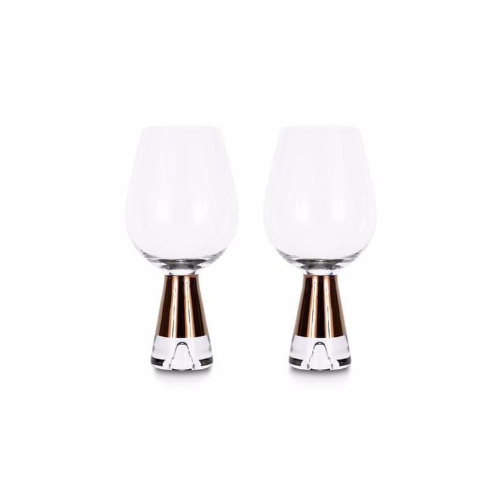 Tank vinglas 2-pack - Koppar - Tom Dixon