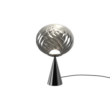 Whirl cone fat bordslampa - Silver - Tom Dixon