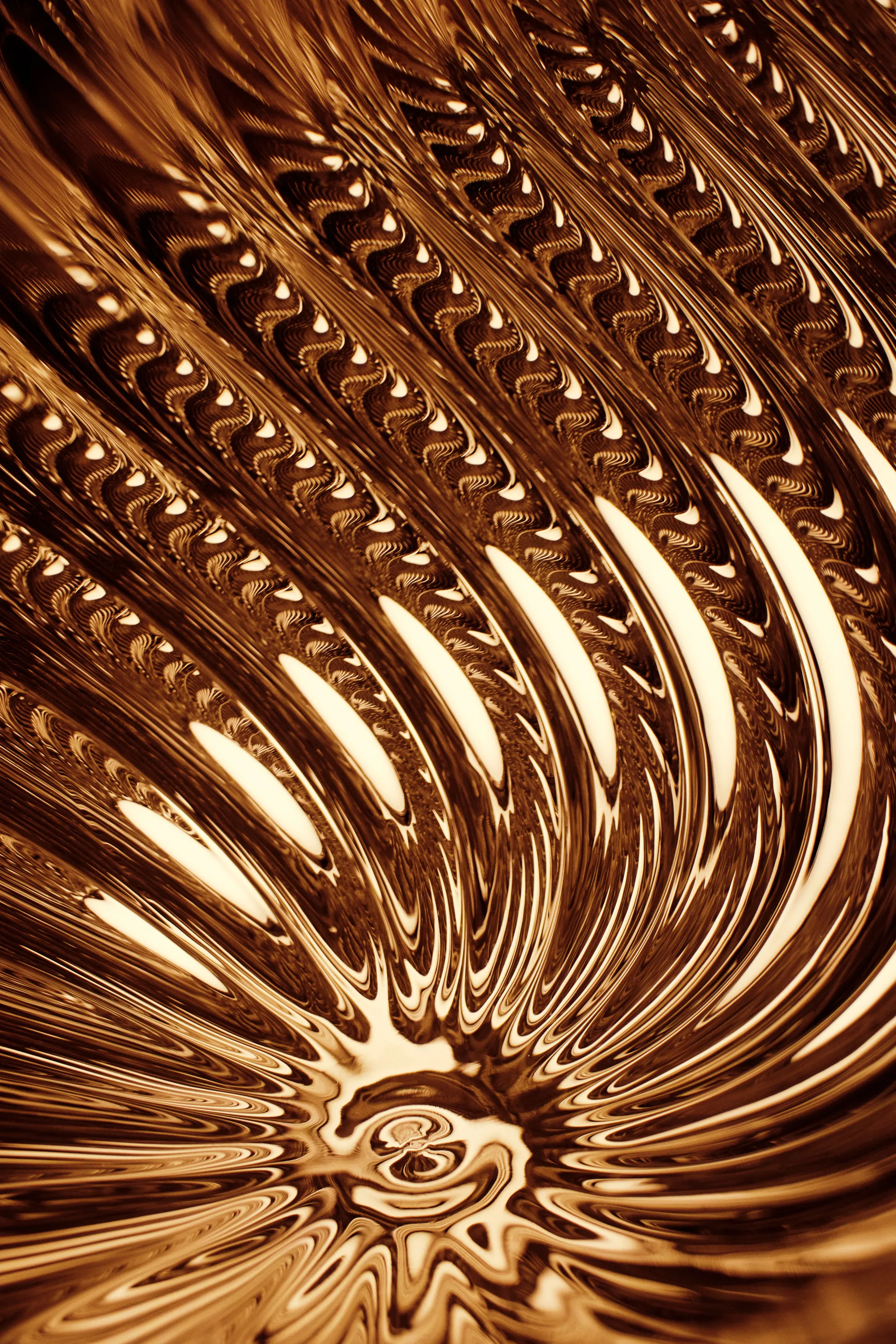 Whirl pendel Ø30 cm, Gold Tom Dixon