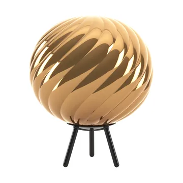 Whirl portable golvlampa - Gold-black - Tom Dixon