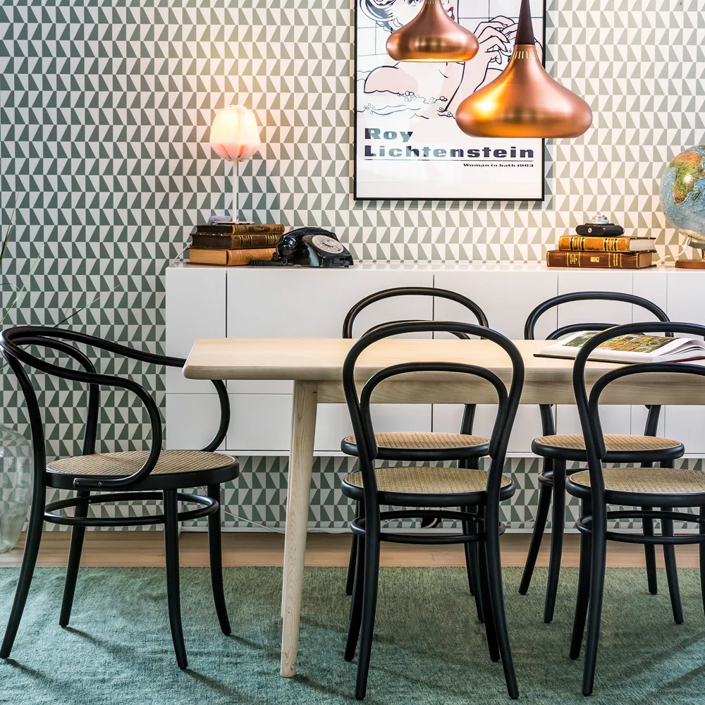 Ton no.30 karmstol rottingsits, Vitbets B20-New Rotting TON