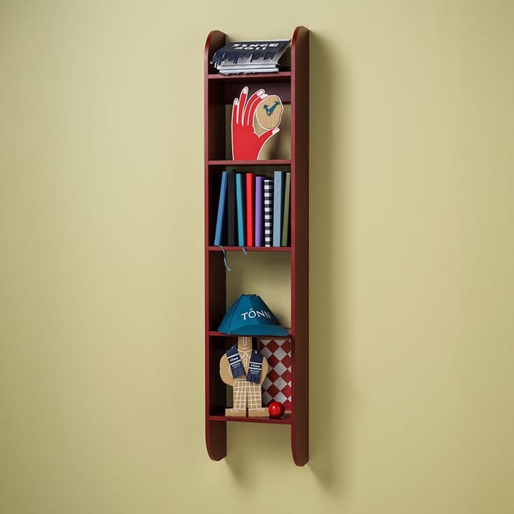 Flaneaur vägghylla 27x128 cm, Burgundy TÔNN furniture