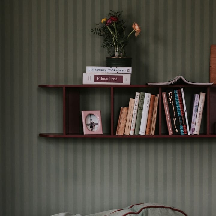 Flaneaur vägghylla 27x128 cm, Burgundy TÔNN furniture