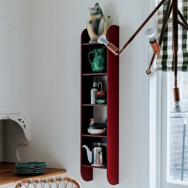 Flaneaur vägghylla 27x128 cm, Burgundy TÔNN furniture