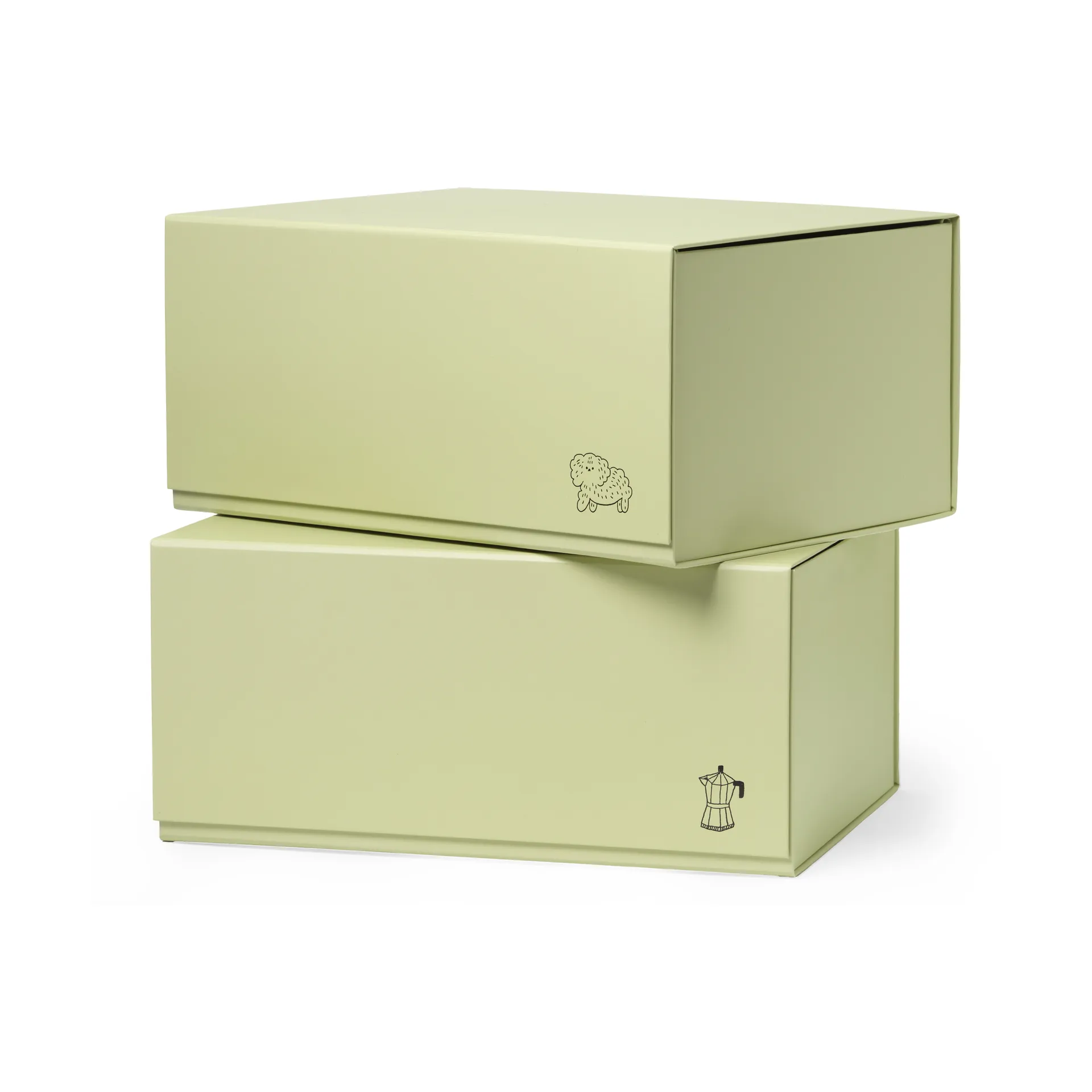 Pac box förvaringsbox, TÔNN x MAJASBOK Elderflower green, 2-pack TÔNN furniture