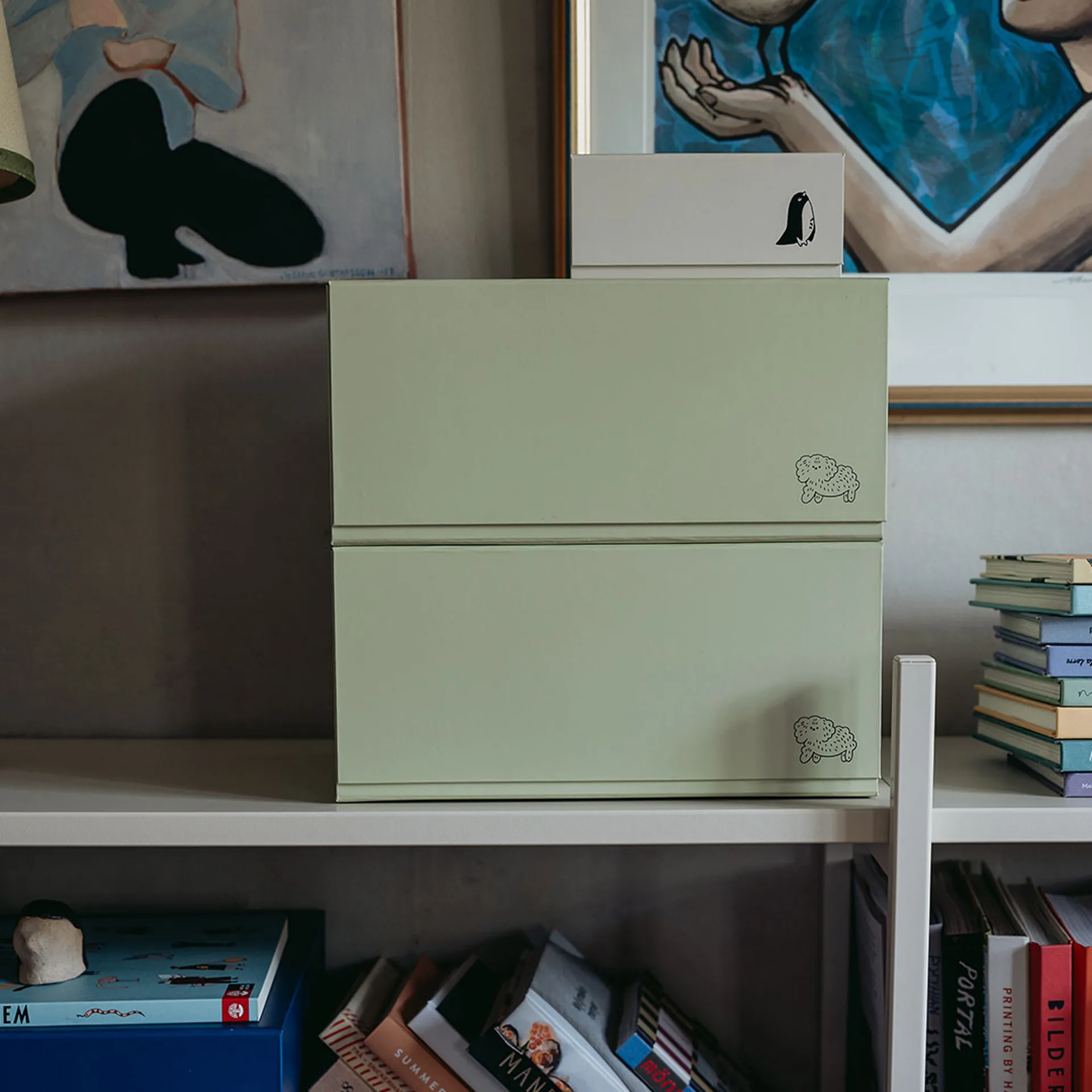 Pac box förvaringsbox, TÔNN x MAJASBOK Elderflower green, 2-pack TÔNN furniture