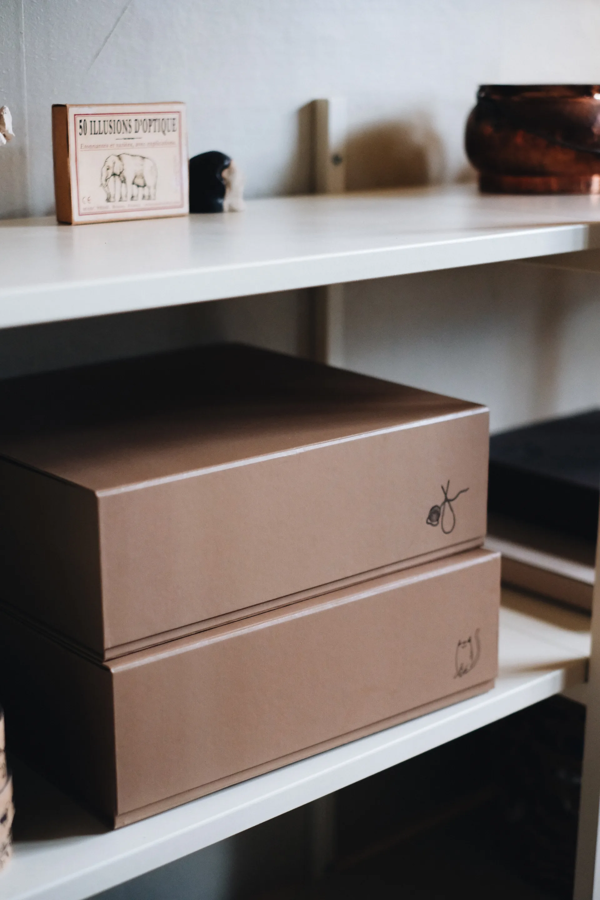 Pac box förvaringsbox, TÔNN x MAJASBOK Mocca, 32,5x10,5x30 cm, 2-pack TÔNN furniture