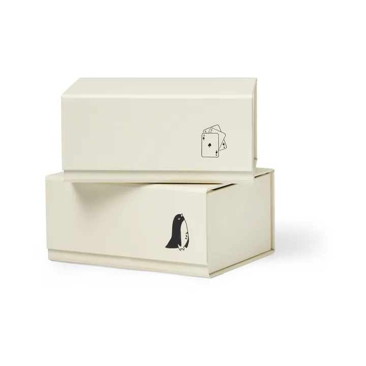 Pac box förvaringsbox - TÔNN x MAJASBOK Off-white, 2-pack - TÔNN furniture
