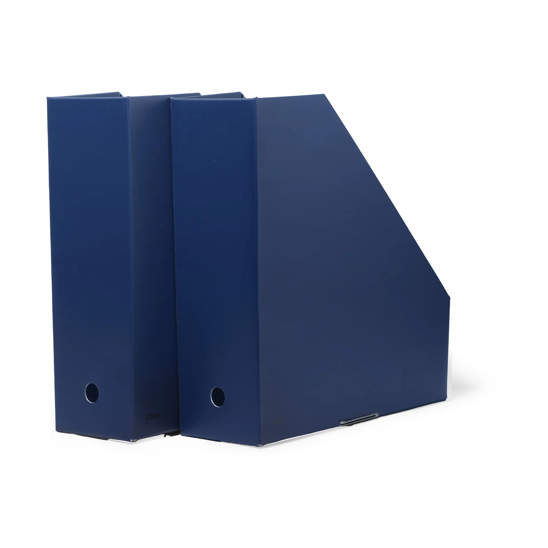 Pia tidsskriftssamlare, Midnight blue, 10x31x30 cm, 2-pack TÔNN furniture