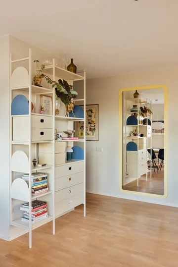 Portal bokhylla 123 cm - Off-white - undefined - TÔNN furniture