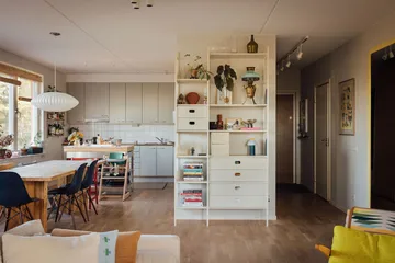 Portal bokhylla 123 cm - Off-white - undefined - TÔNN furniture