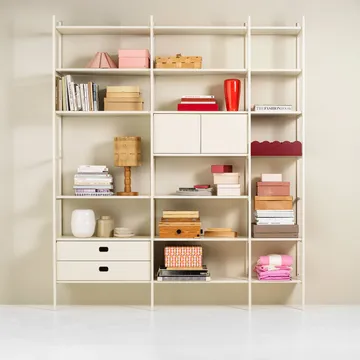Portal bokhylla 158 cm - Off-white - TÔNN furniture