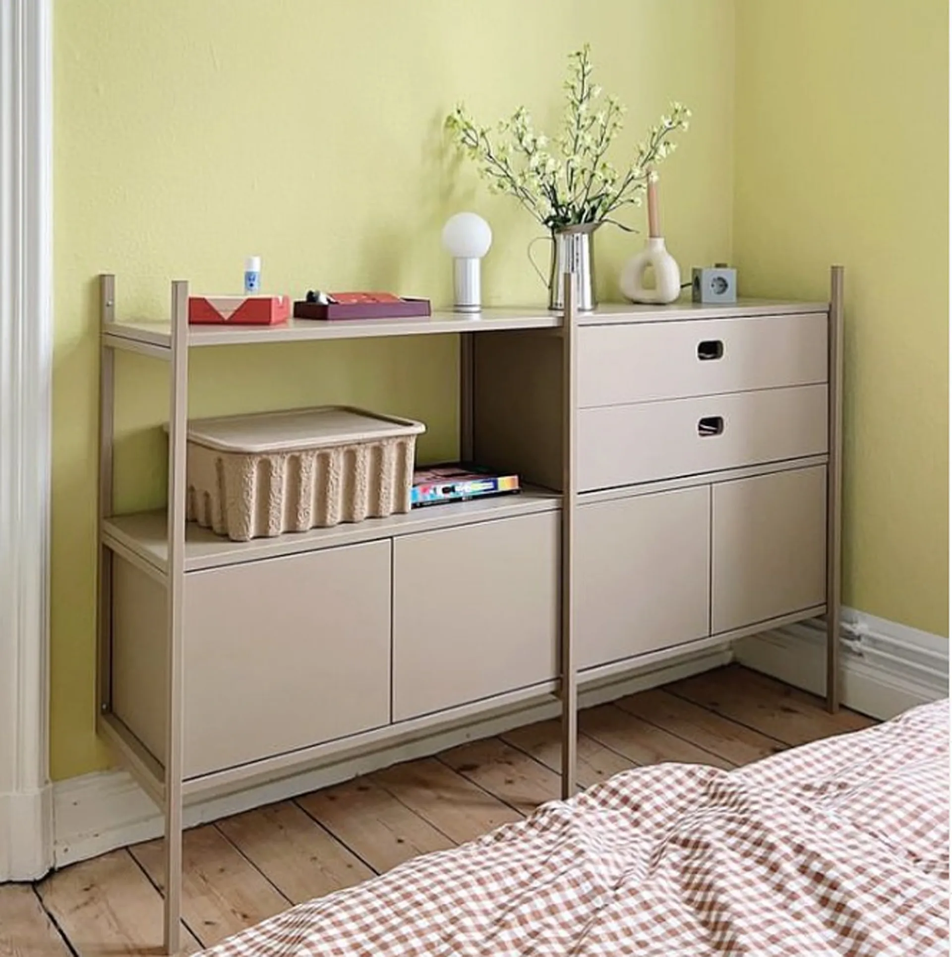 Portal bokhylla small, Camel, 158 cm,  TÔNN furniture