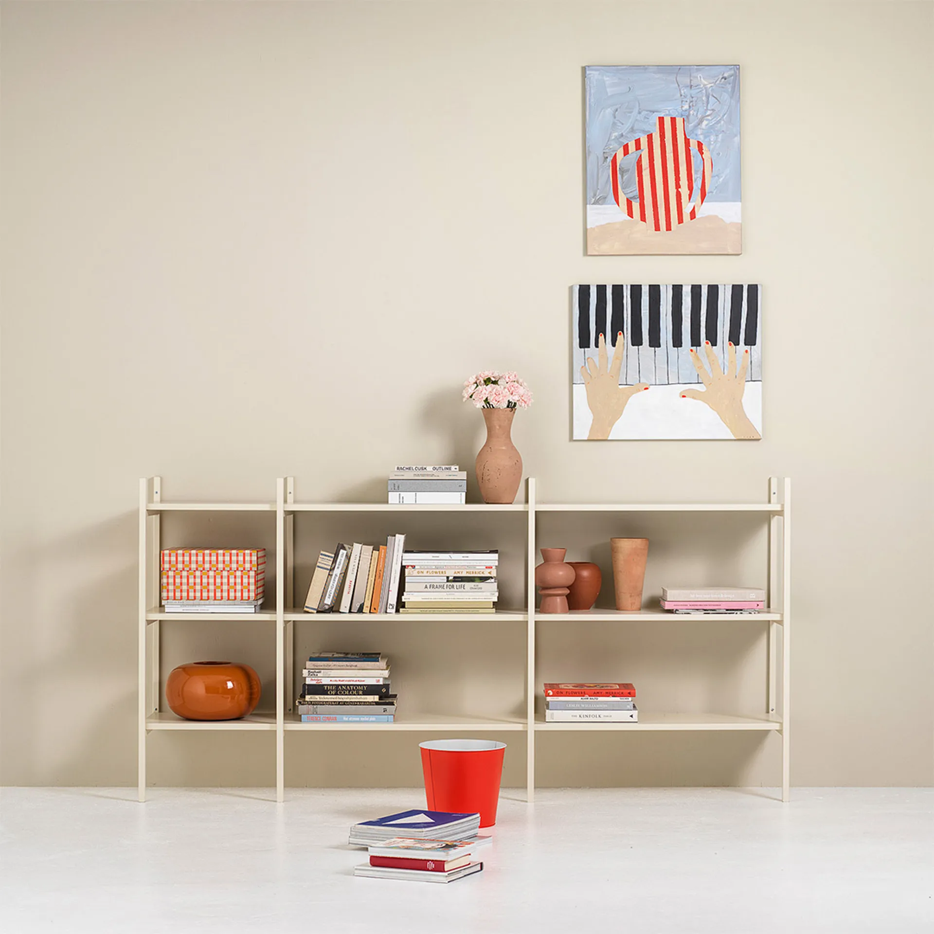 Portal bokhylla small, Off white, 201 cm TÔNN furniture