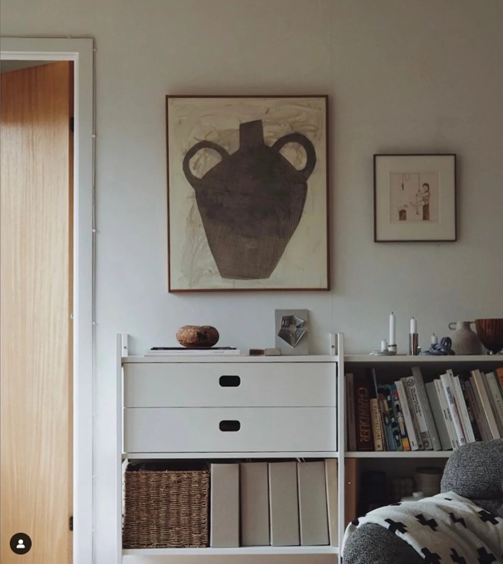 Portal bokhylla small, White, 201 cm TÔNN furniture