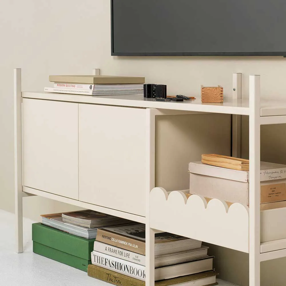 Portal TV-bänk 123 cm - Off-white TÔNN furniture