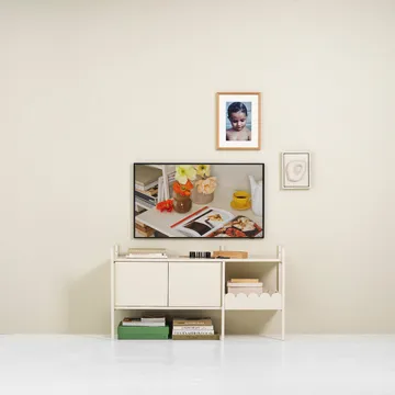 Portal TV-bänk 123 cm - Off-white - undefined - TÔNN furniture