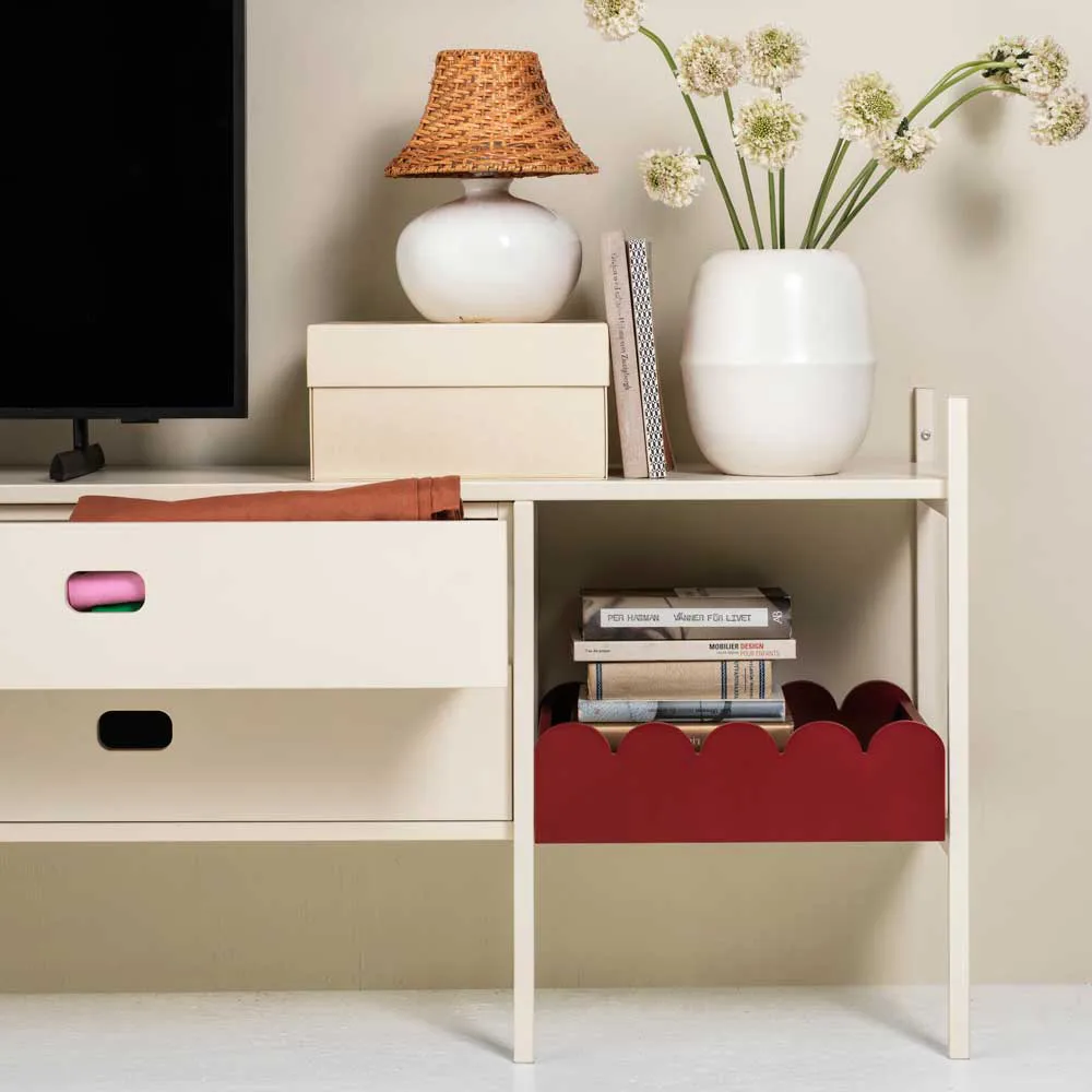 Portal TV-bänk 201 cm - Off-white TÔNN furniture