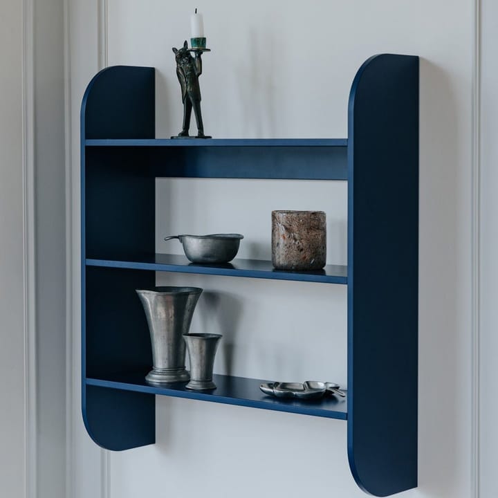 Strapats vägghylla 62x73,6 cm, Midnight blue TÔNN furniture