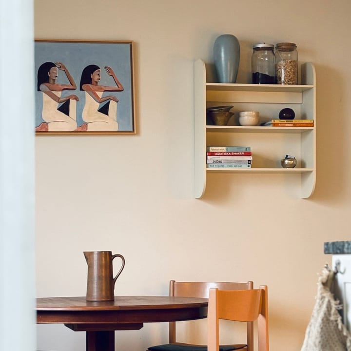 Strapats vägghylla 62x73,6 cm, Off-white TÔNN furniture