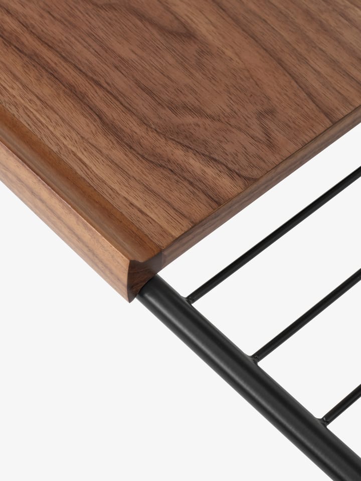 Alima förvaringsvagn lackerad valnöt, Black & lacquered walnut &Tradition