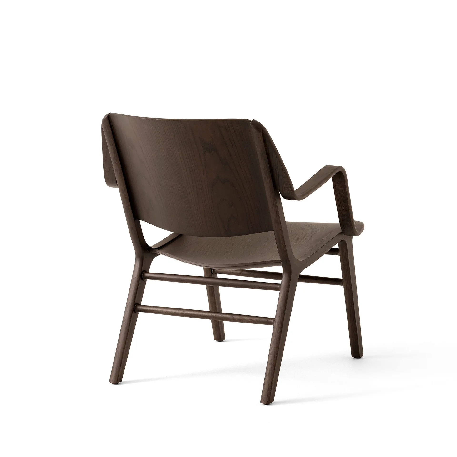 AX HM11 Lounge Chair med armstöd, Dark stained oak &Tradition