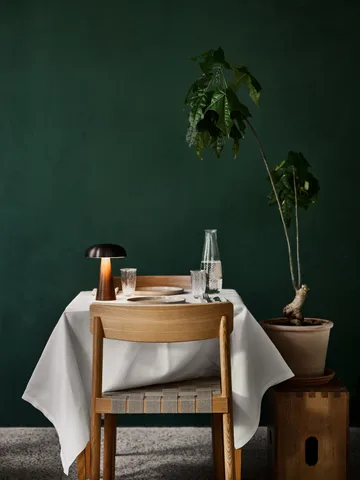 Betty TK1 stol, Ek-naturflätad linnebandsits, 6-pack - &Tradition