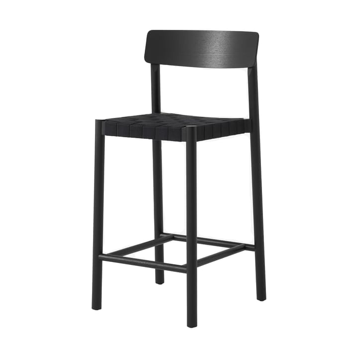 Betty TK12 Counter Chair barstol 65 cm, Svart lin-svartlackad ask &Tradition