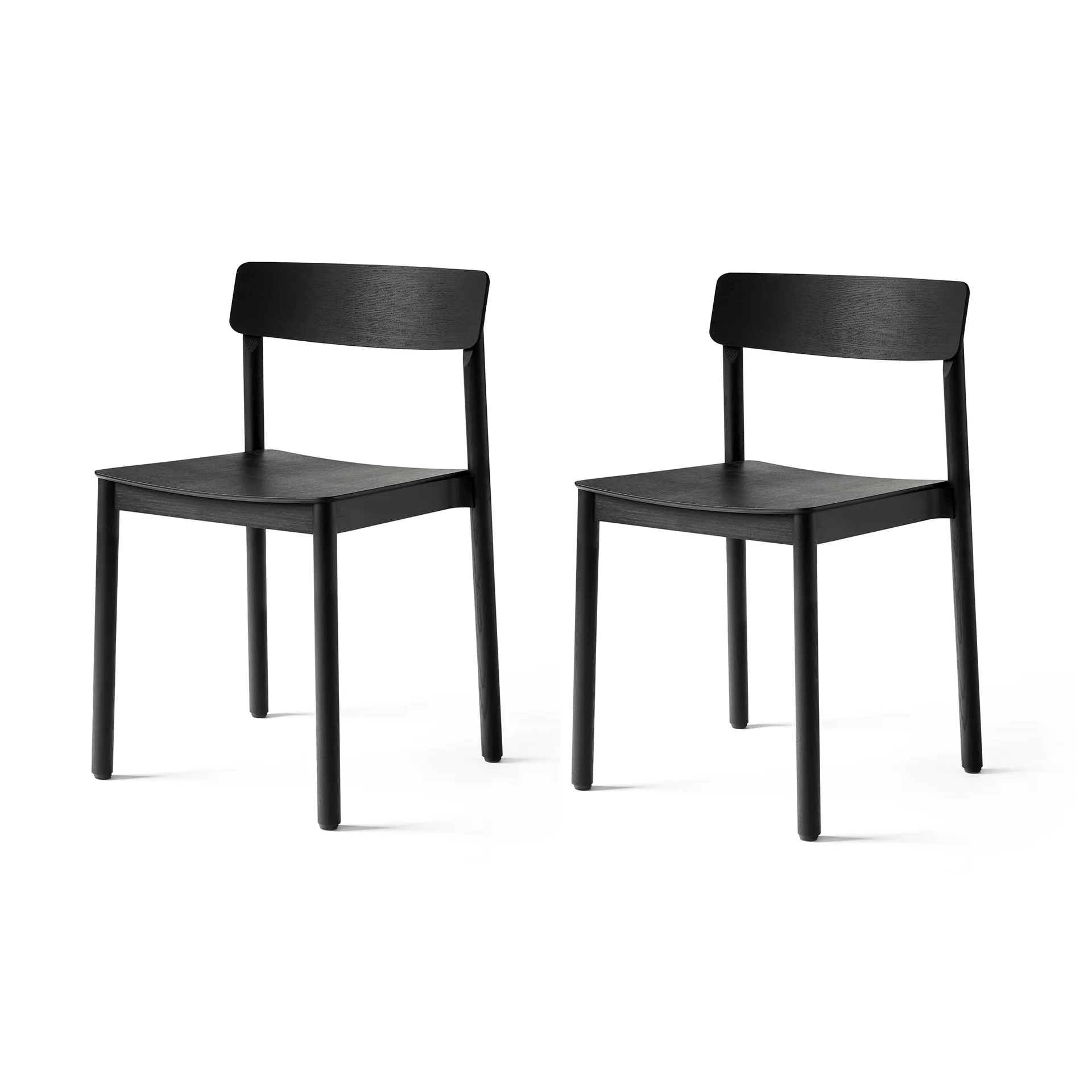 Betty TK2 stol svart 2-pack &Tradition