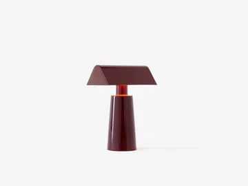 Caret MF1 portabel bordslampa - Dark burgundy - &Tradition