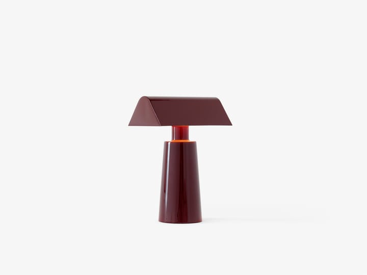 Caret MF1 portable bordslampa - Dark burgundy - &Tradition