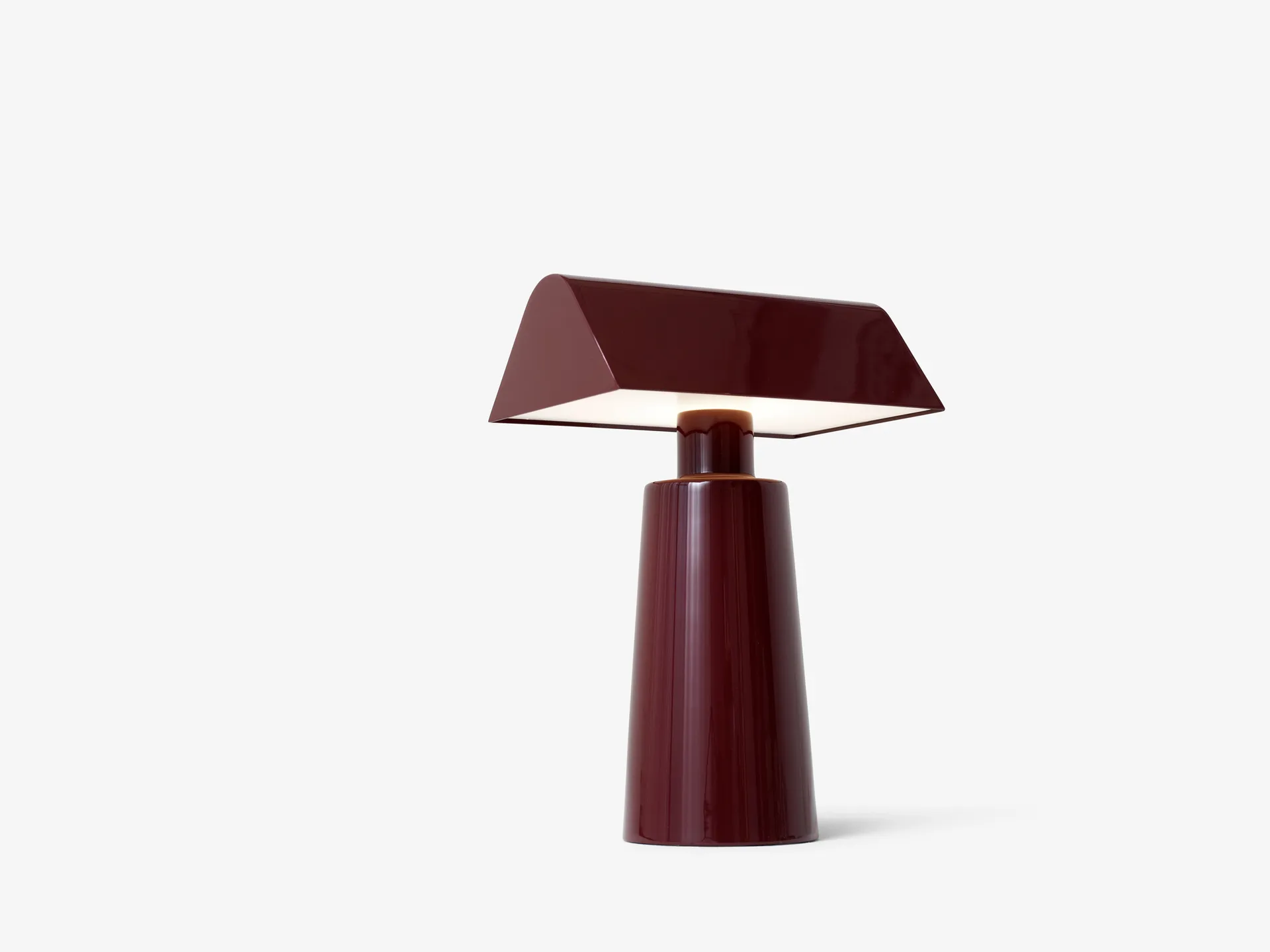 Caret MF1 portable bordslampa, Dark burgundy &Tradition