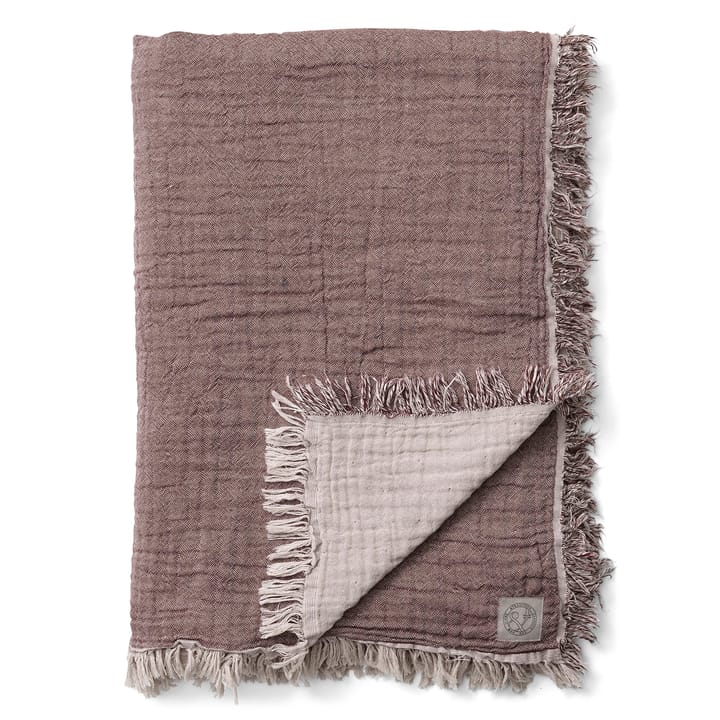 Collect bomullspläd SC33 260x260 cm - Cloud & Burgundy (beige-röd) - &Tradition