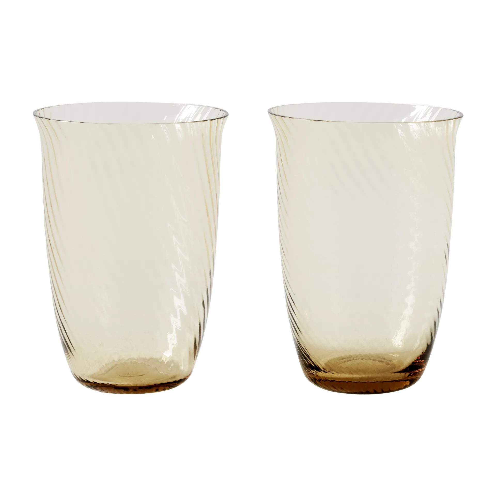 Collect SC61 vattenglas 2-pack, Amber &Tradition